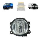 Farol de milha com lampada fiat ducato 2018 a 2025 iveco daily 2020 a 2025 com soquete esquerda ou direita