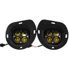 Farol de Milha da Grade Amarelo Ford Mustang 21-23 Mach 1(Kit)