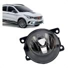 Farol de Milha Fiat Argo 17 a 23 Lente Vidro Aro Preto Lado Esquerdo