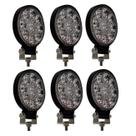 Farol De Milha Kit 6 Led Auxiliar Redondo 27w Rally Off-road LE-6710 Farol De Milha Kit 6 Led Auxiliar Redondo 27w Rally Off-road LE-6710