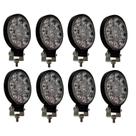 Farol De Milha Kit 8 Led Iluminação Auxiliar Redondo Mini 27w Off-road LE-6710 p/ off-road luz noturna