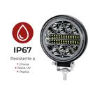 Farol De Milha Led Redondo 102w 12v/24v Carro Truck Caminhão