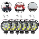 Farol De Milha Led Universal 12/24v 9 Leds 6000k 6 Unidades