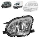 Farol de milha mercedes benz sprinter 2012 a 2016 lado esquerdo lente vidro 9068200856