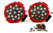 Farol de milha para offroad super led 51w redondo