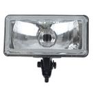 Farol de milha retangular sc 112 113 6x3 152x78mm ferro lente de vidro - nino