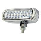 Farol de Milha Silm Estrobo Cromado 16 Leds Branco 12v
