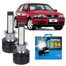Farol de Milha Super Led Nano S14 6K Gol Saveiro Parati G3