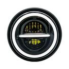 Farol de Motocicleta de 7 Polegadas 50W DOT SAE E9 com Luz de Posição e Sinalizador LED Farol de Motocicleta de 7 Polegadas 50W DOT SAE E9 com Luz de Posição e Sinalizador LED