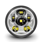Farol de motocicleta TRUE MODS 5.75 5-3/4 Harley LED Chrome