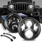 Farol de projetor LED NUVISION LIGHTING para Jeep Wrangler