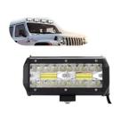 Farol De Teto Veicular Off Road Luz Branca 120W 9 30V Farol De Teto Veicular Off Road Luz Branca 120W 9 30V