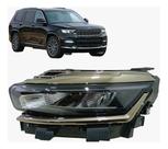 Farol Dian Esquerdo C/ Máscara Negra Grand Cherokee 50172537 Esquerdo/motorista