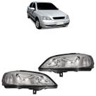 Farol Dianteiro Astra 1998 1999 2000 2001 2002 Lisa Acrílico Máscara Cromada