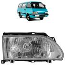 Farol Dianteiro Besta 1996 1997 1998 Máscara Cromada Lente Lisa Acrílico Farol Dianteiro Besta 1996 1997 1998 Máscara Cromada Lente Lisa Acrílico