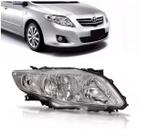 Farol Dianteiro Corolla 2009 2010 2011 LD Mascara Cromada