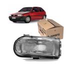 Farol Dianteiro Cromado Lado Esquerdo Imports Volkswagen Gol 1995 A 1999 Mc063704