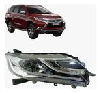 Farol Dianteiro Direito Pajero Sport Com Led E Drl 8301d768 Direito/passageiro