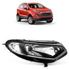 Farol Dianteiro Ecosport 2013 2014 2015 2016 Máscara Negra Lisa Acrílico