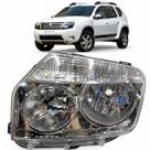 Farol Dianteiro Esquerdo Cromado Renault Duster 2012 2013 2014 2015 Motorista