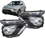 Farol Dianteiro Frontal Citroen C3 2021 22 23 24 25 2026 Sem Led DRL Par 2 Peças Farol Dianteiro Frontal Citroen C3 2021 22 23 24 25 2026 Sem Led DRL Par 2 Peças