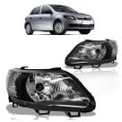 Farol Dianteiro Gol 2008 A 2013 Saveiro Voyage G5 Máscara Negra