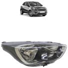 Farol Dianteiro Ka 2019 2020 2021 2022 2023 Máscara Negra Lisa Acrílico Carcaça Preta