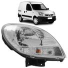 Farol Dianteiro Kangoo 2009 A 2012 Máscara Cromada