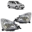 Farol Dianteiro Livina 2009 2010 2011 2012 2013 2014 Grand livina Máscara Cromada Acrílico