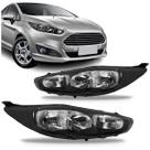 Farol Dianteiro New Fiesta 2014 2015 2016 2017 2018 2019 Máscara Negra