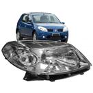 Farol Dianteiro Sandero 2008 Até 2011 Direito Cromado