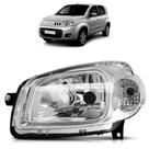 Farol Dianteiro Uno Evo 2010 A 2015 Fiorino Máscara Cromada