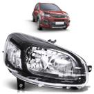 Farol Dianteiro Uno Evo 2015 A 2017 Máscara Negra