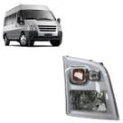 Farol Diantero Transit 2009 A 2013 Máscara Cromada