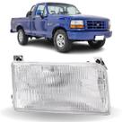 Farol direito ford f1000 f2000 1997 1998 1999 2000 cromado