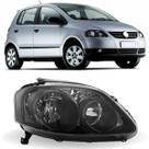 Farol direito spacefox 2006 a 2009 máscara negra foco duplo