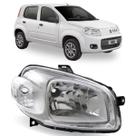 Farol direito uno 2015 2016 2017 máscara cromada