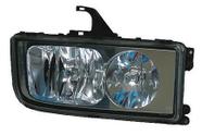 Farol Duplo LD MB Axor 2005 Ate 2019 H7 H1 Lente Vidro Refletor e carcaca em termoplastico A9408200261 Farol Duplo LD MB Axor 2005 Ate 2019 H7 H1 Lente Vidro Refletor e carcaca em termoplastico A9408200261