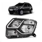 Farol Duster 2015 2016 Manual Preto Cupula Azul