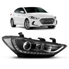 Farol Elantra 2017 A 2019 Eletrico C/motor C/projetor C/led