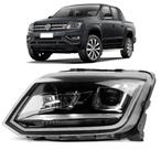 Farol Eletrico LED C/ Projetor Amarok 2017 A 2024 Direito