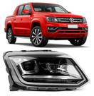 Farol Eletrico LED C/ Projetor Amarok 2017 A 2024 Esquerdo