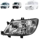 Farol eletrico sprinter cdi 311 313 2002 a 2012 com auxiliar lado esquerdo 9018202661
