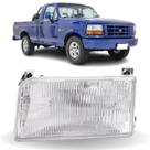 Farol esquerdo ford f1000 f2000 1997 1998 1999 2000 cromado