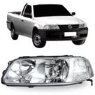 Farol esquerdo saveiro 1999 a 2005 g3 cromado foco duplo Farol esquerdo saveiro 1999 a 2005 g3 cromado foco duplo