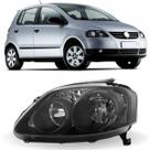 Farol esquerdo spacefox 2006 a 2009 máscara negra foco duplo Farol esquerdo spacefox 2006 a 2009 máscara negra foco duplo
