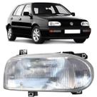 Farol esquerdo volkswagen golf mexicano 1995 1996 1997 1998 Farol esquerdo volkswagen golf mexicano 1995 1996 1997 1998