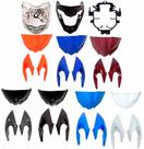 Farol Fazer 150 Carenagem Bananinha Aba Superior Suporte Farol Aranha Cores