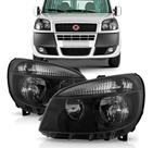 Farol fiat doblo 2010 2011 2012 2013 manual elétrico fumê