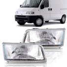 Farol fiat ducato 1994 a 2004 cromado depo